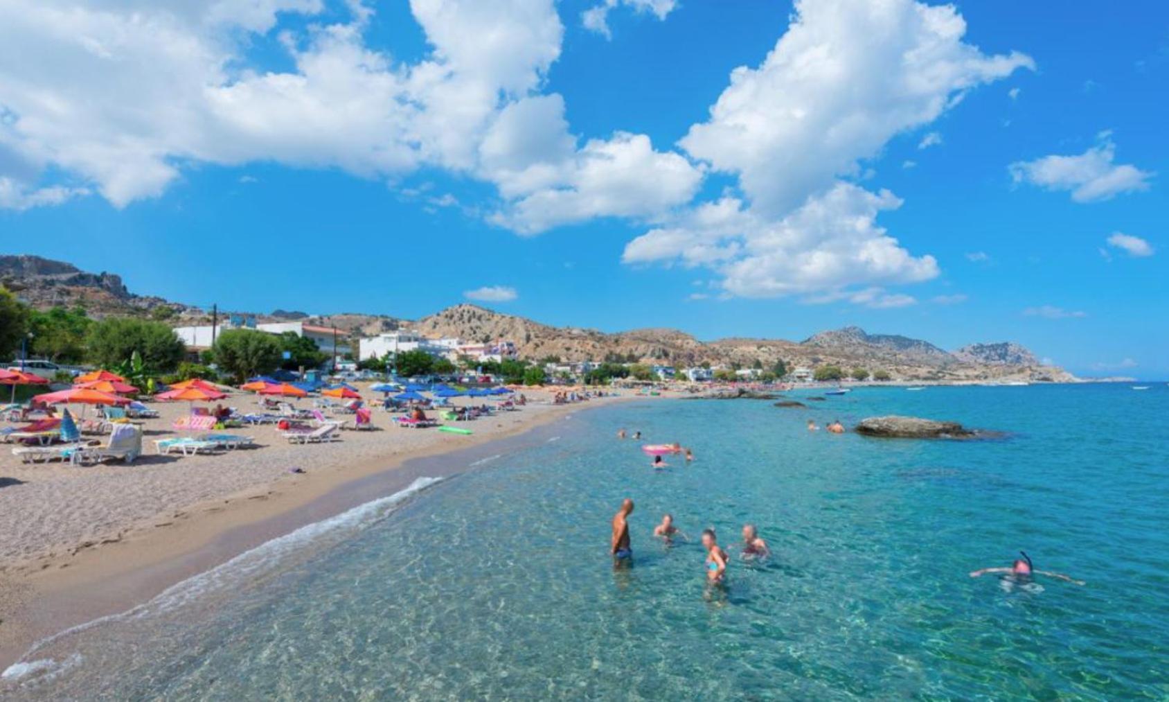 Thalassia Avra Stegna Beach Archangelos  Ngoại thất bức ảnh