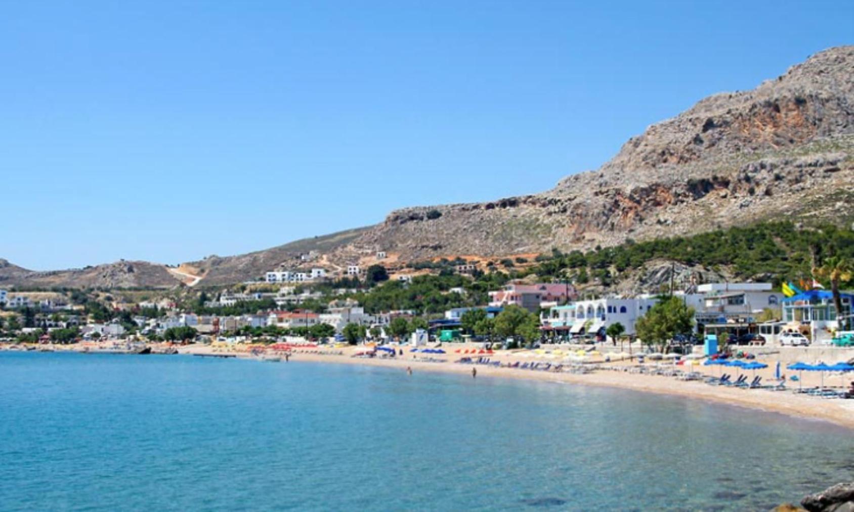 Thalassia Avra Stegna Beach Archangelos  Ngoại thất bức ảnh